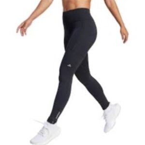 Adidas Pants Womens XS Black Leggings Tight Fit Activewear Athletic Gym Ankle